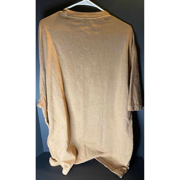 Nike Air Jordan Flight Heritage 85 T-Shirt Tan Wash Michael Chicago Bulls XXL - Picture 3 of 7